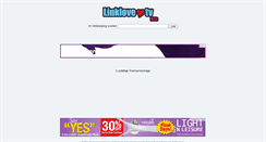 Desktop Screenshot of linklove.tv